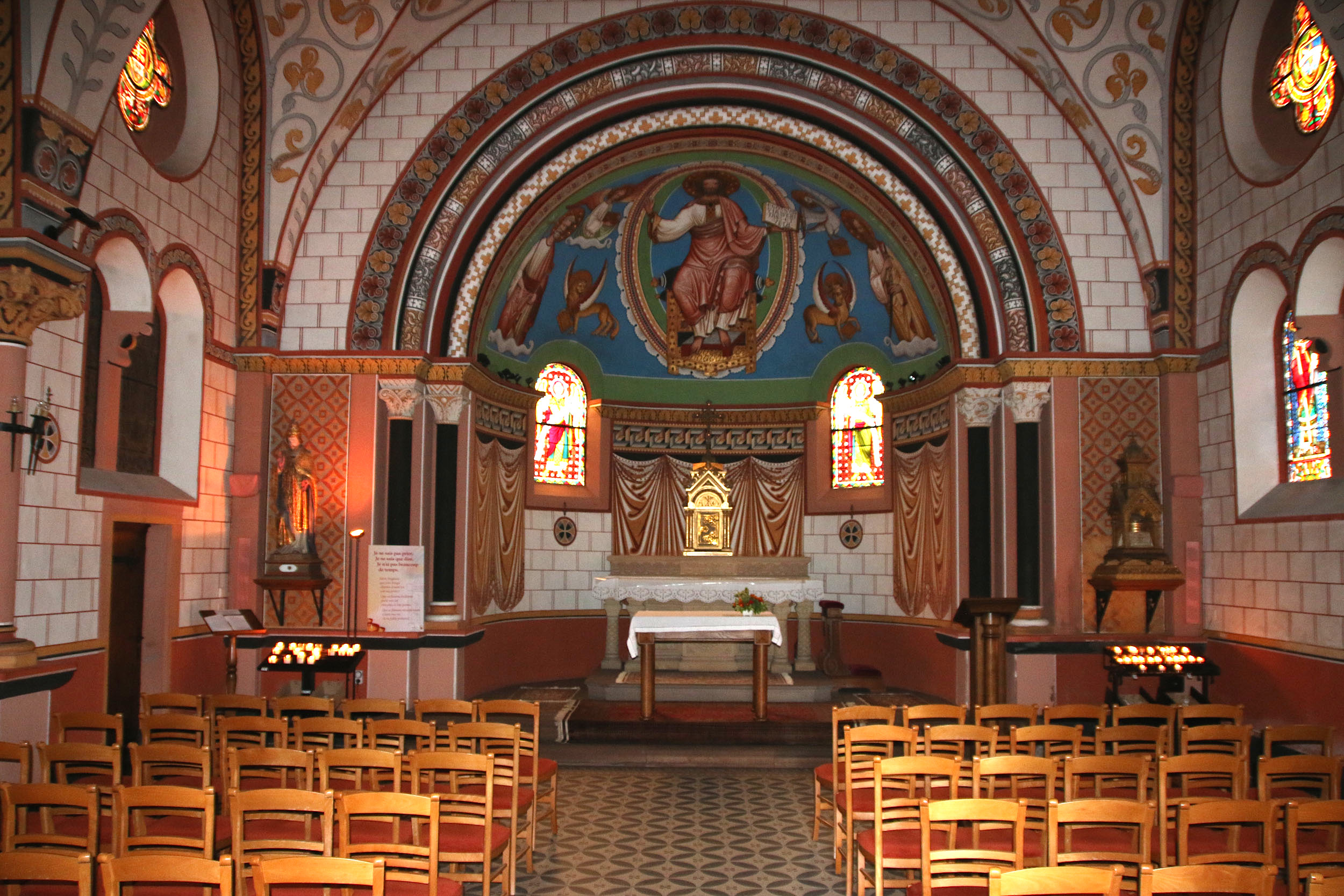 Eguisheim Eglise Eguisheim Route des vins d Alsace Haut-Rhin