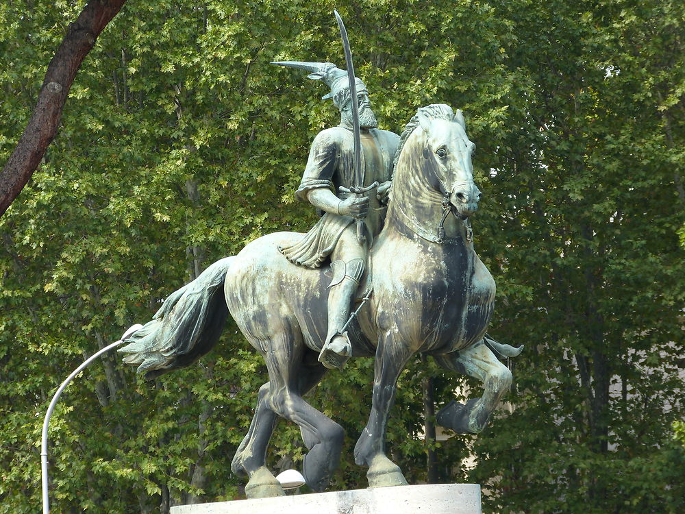 Un chevalier à Rome, cimetière protestant