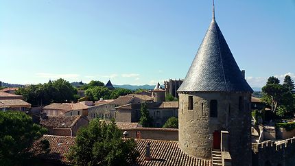 Intérieur de la cité de Carcassonne