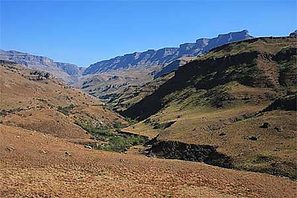 Montée vers le Lesotho