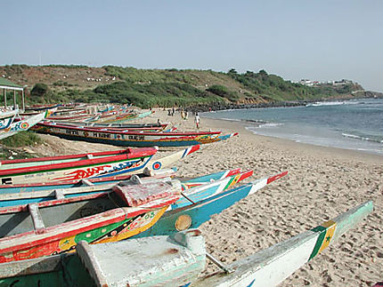 Les célèbres bateaux sénégalais
