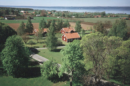 Paysage typique de la campagne suédoise