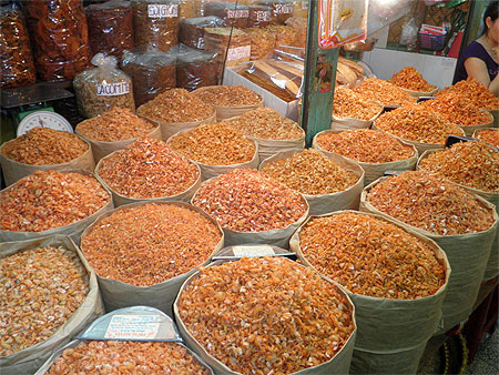 Crevettes séchées Crevettes séchées