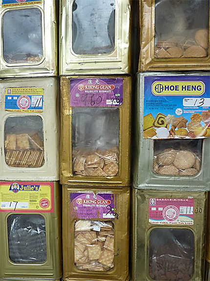 Boutique de biscuits à Little India