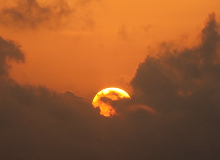 Un coucher du Soleil sur Abidjan