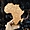 Carte d'Afrique en bois au Marché CAVA