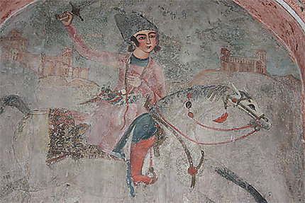 Peinture du palais Hasht Behesht