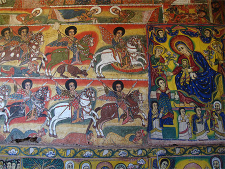 Peintures du Monastère Ura Kidane Meret