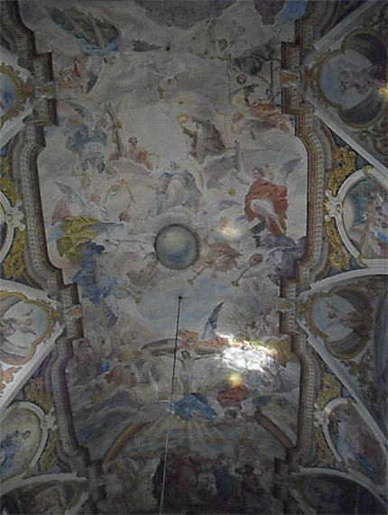 Plafond de l'église de la Sainte-Trinité