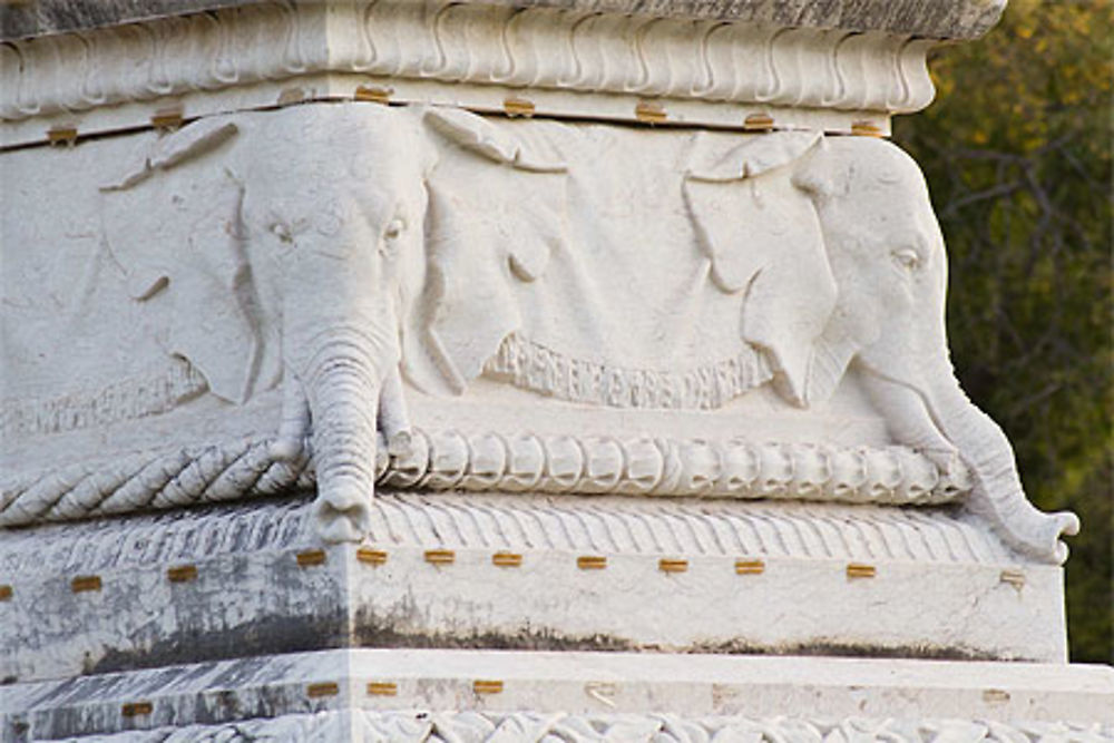 Lisbonne - Belém - Monument à Afonso de Albuquerque - Détail base