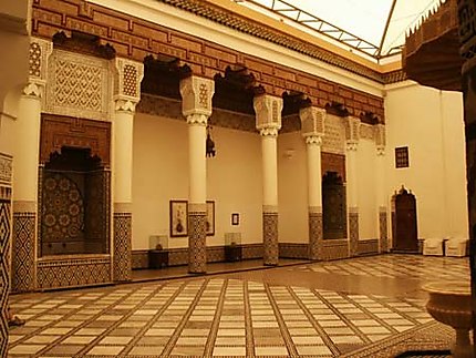 Patio du musée de Marrakech