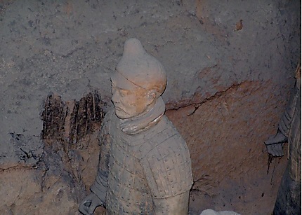 Soldat en terre cuite à Xi'an