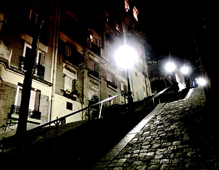 Les escaliers de la Butte Montmartre