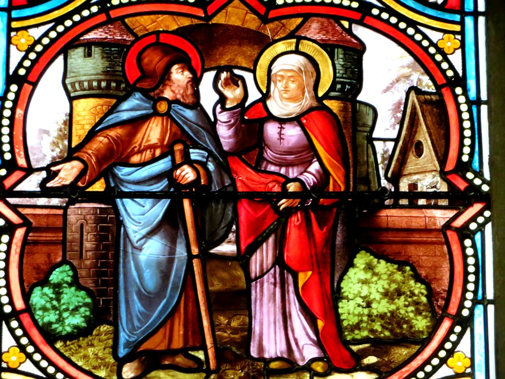 Vitrail de l'Église Saint-Leu-Saint-Gilles : Eglise : Église Saint-Leu