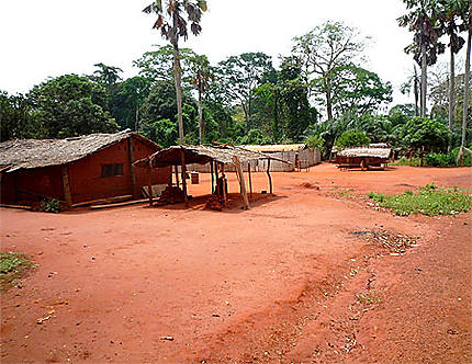 Un petit village au sud de Bangui