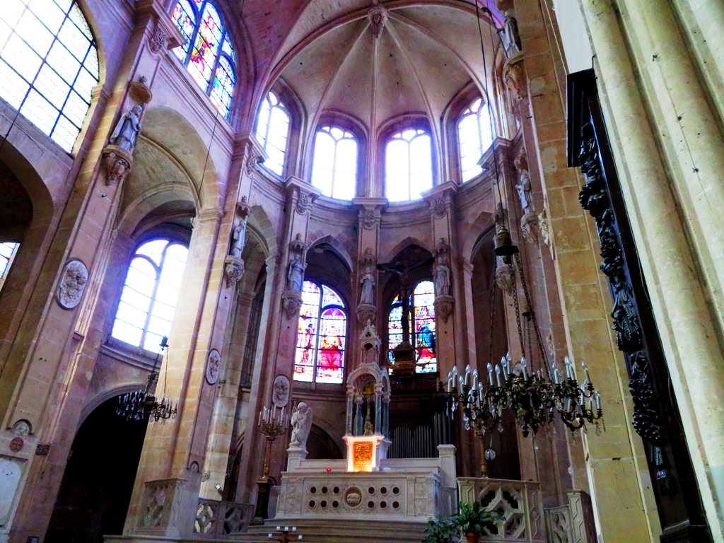 Le Chœur de l'Église Saint-Leu-Saint-Gilles : Eglise : Église Saint-Leu