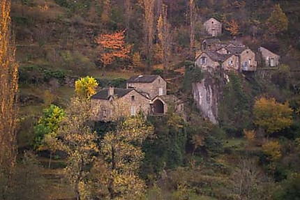 Petit village dans l'Aveyron