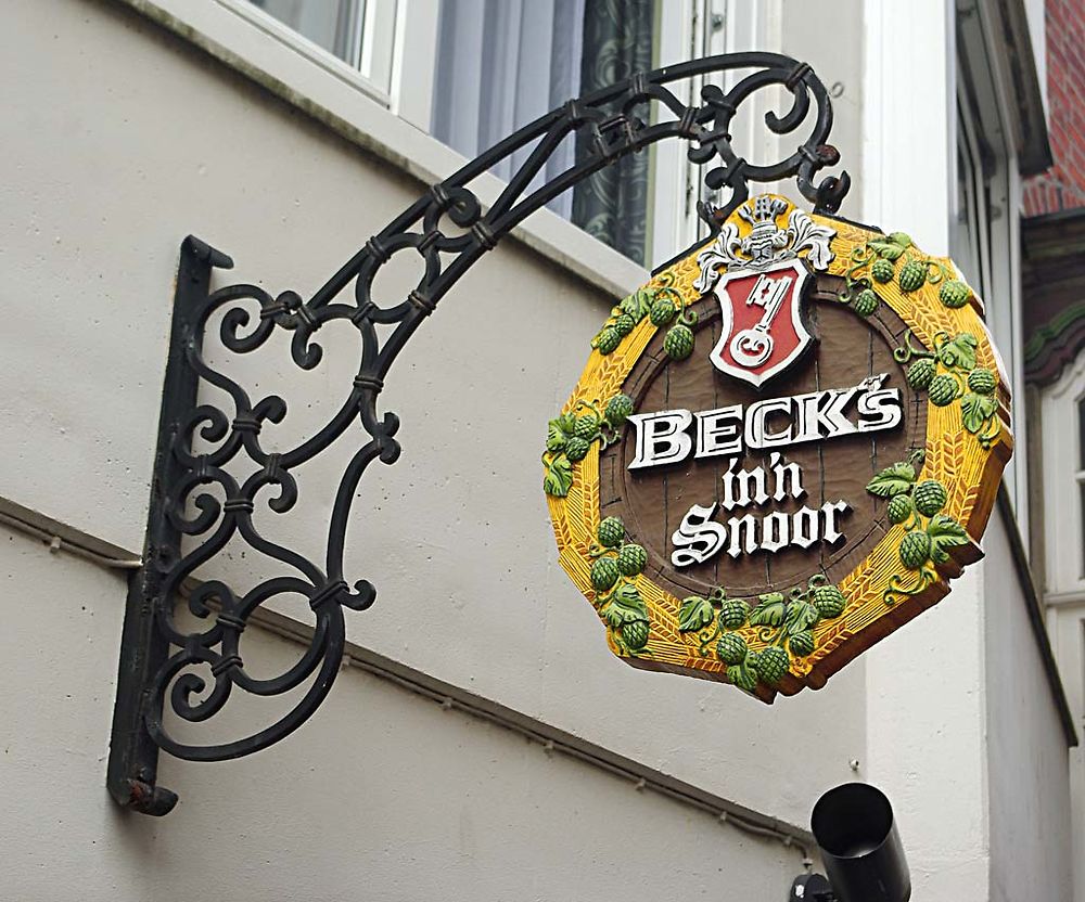 La fameuse bière de Brême la "Beck"