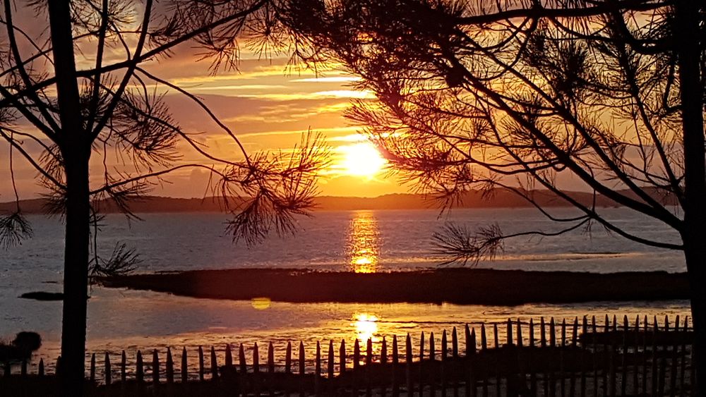 Coucher de soleil à Andernos-les-Bains