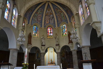 Intérieur de l’église st Michel, l’île aux Moines