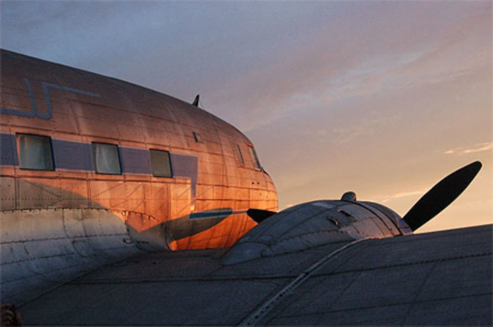 Ancien avion, au musée de l'aéroport