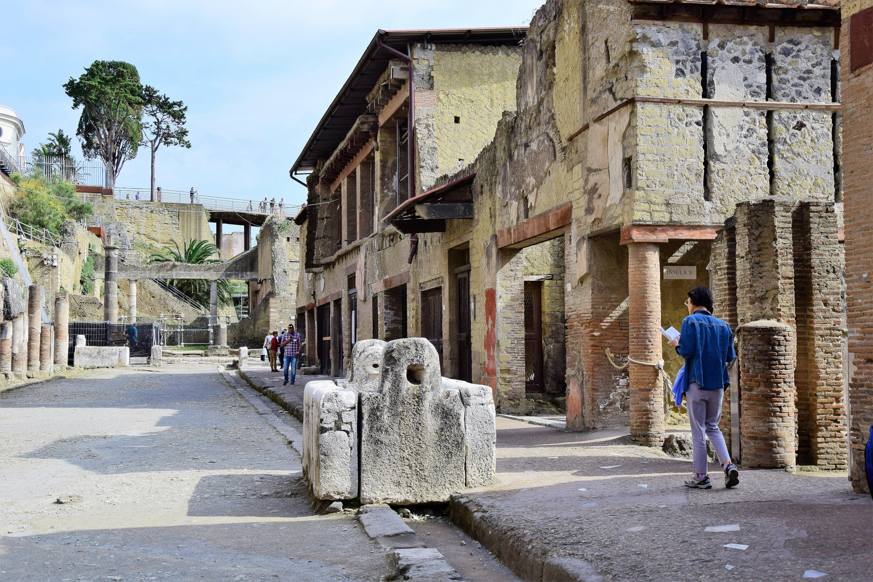 Une rue d'Herculanum Une rue d'Herculanum
