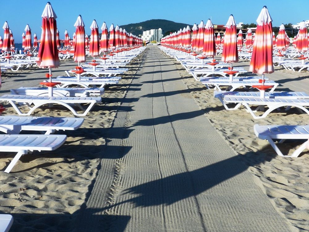 Plage d'Albéna le matin