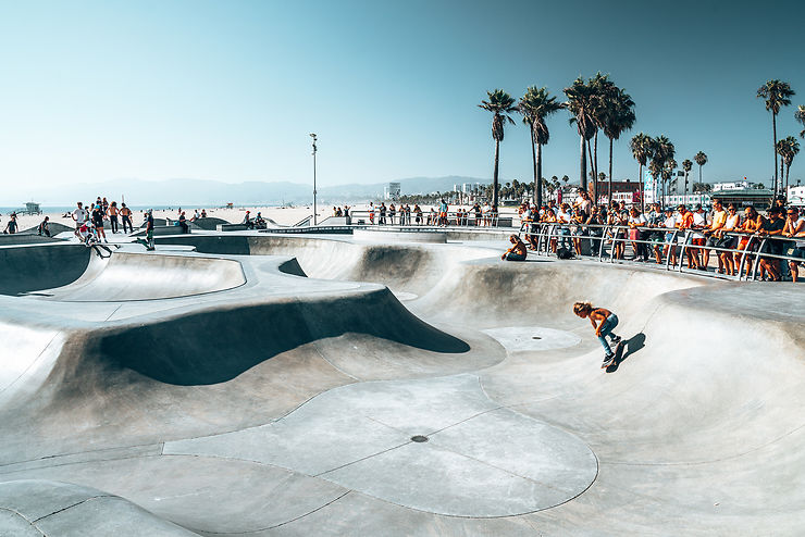 Skate (et surf !) à Venice Beach, berceau du skate moderne