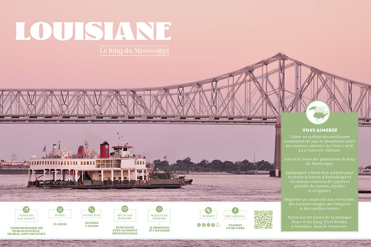 Etats-Unis : longer le Mississipi en Louisiane