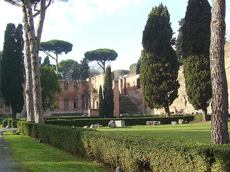 Thermes de Caracalla à Rome : Thermes de Caracalla (terme di Caracalla