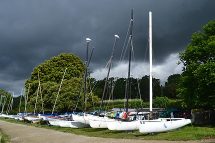 Les bateaux sous les nuages d'Arradon