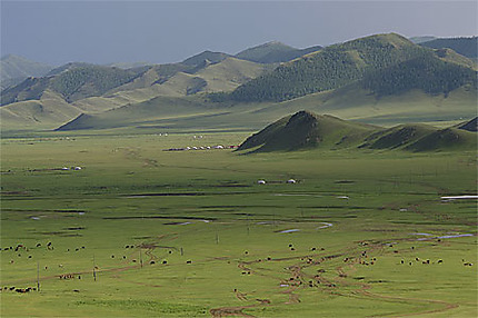 La Mongolie vue d'Amarbayasgalant Khiid