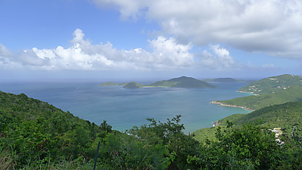 Vue sur Peter Island depuis Tortola