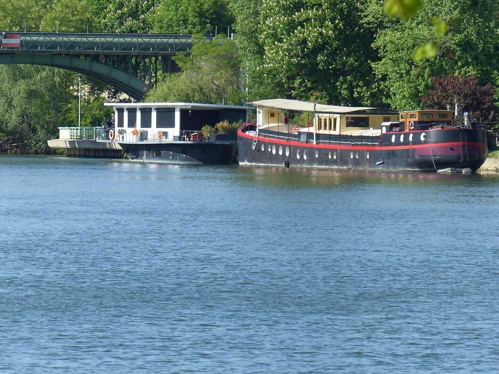 La Seine sur les quais à Rueil Malmaison