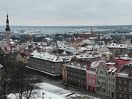 Vue de Tallinn depuis kök de kiek
