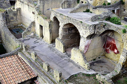 Les ruines d'Herculanum