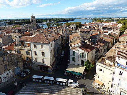 Vue sur la ville d'Arles