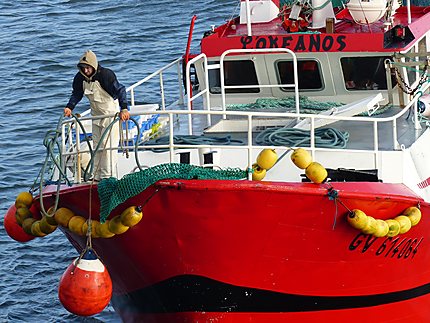 Préparation de l'arrivée au port