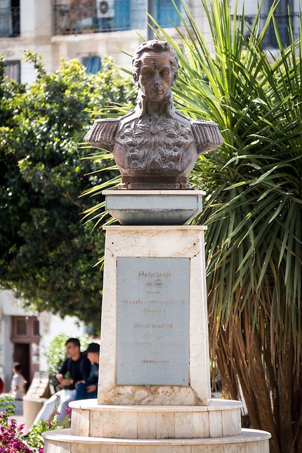 Alger - Bab El Oued - Buste de Simon Bolivar