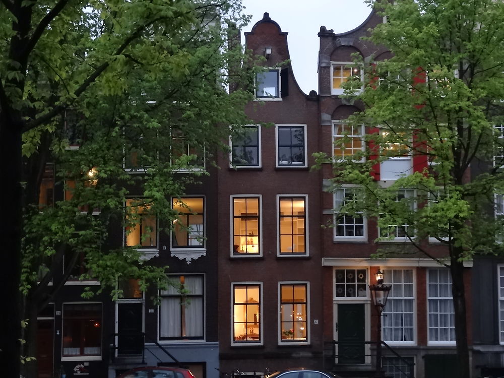 Amsterdam, lumières du soir