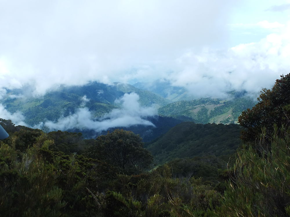 Vallée dans les nuages