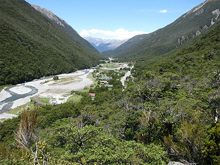 Le village d'Arthur's Pass Le village d'Arthur's Pass