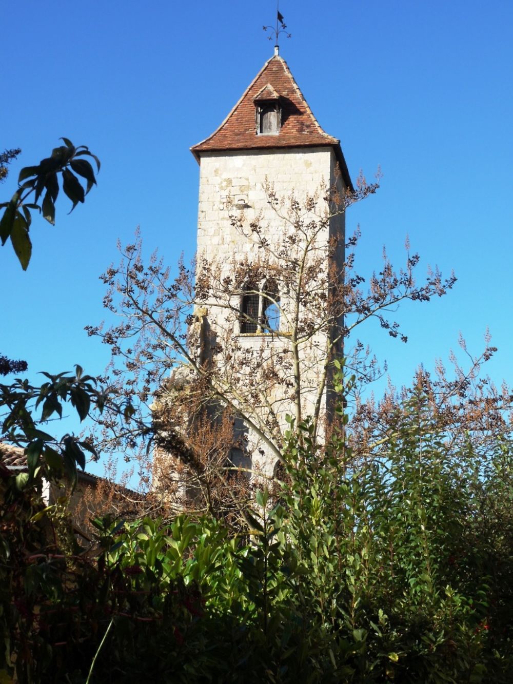 Tour carrée de la collégiale Saint Pierre