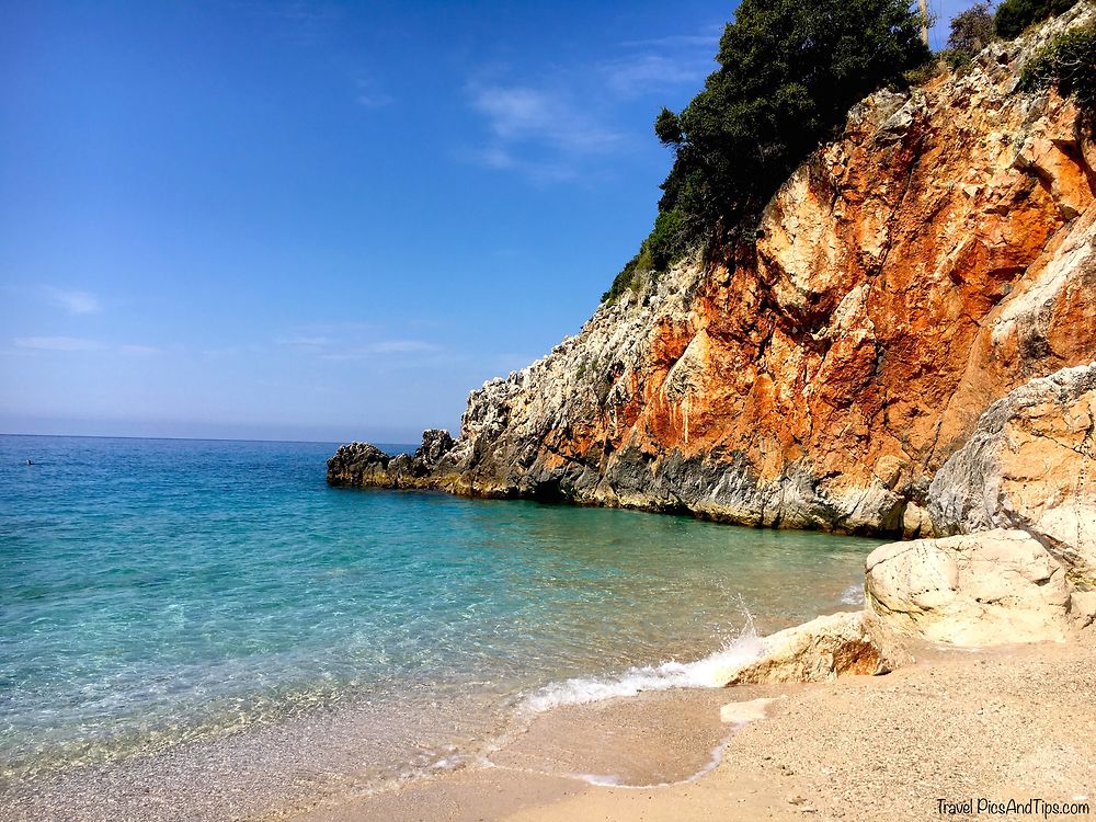 Plage isolée de Gjipe, Riviera albanaise