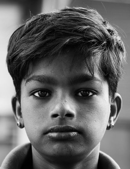Portrait d'enfant à Jaisalmer, Rajasthan