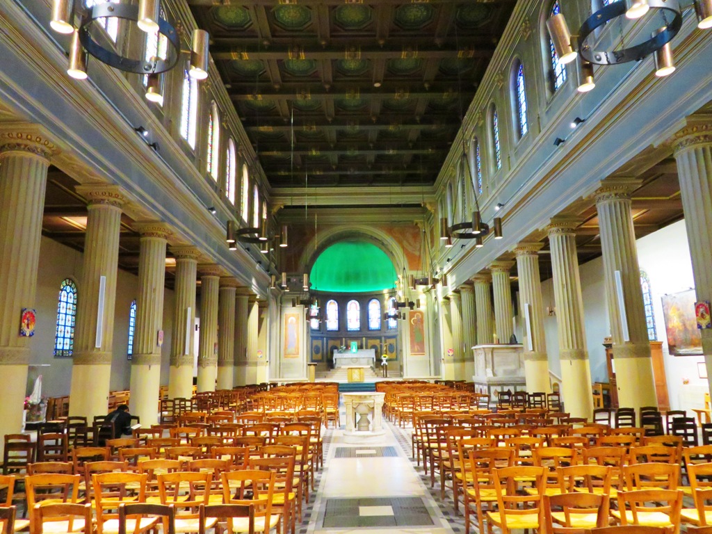 La nef Eglise Église SaintJacquesSaintChristophe de la Villette — free download