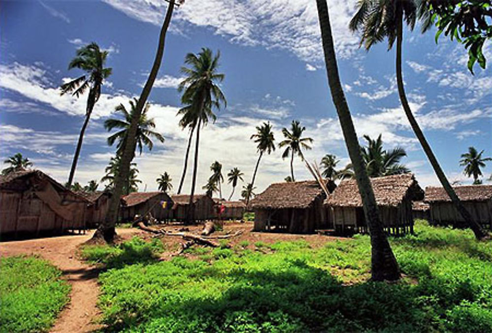 Village Sakalava à Nosy-Berafia