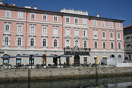 Immeuble rose de Trieste