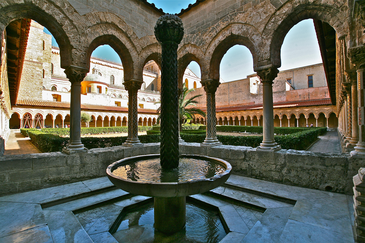 Le Cloître de Monreale : Eglise : Chiostro (cloître) : Monreale