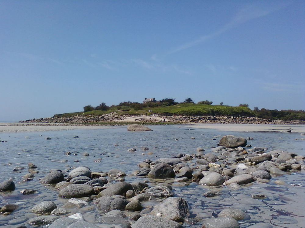 Ile de Sieck à marée basse